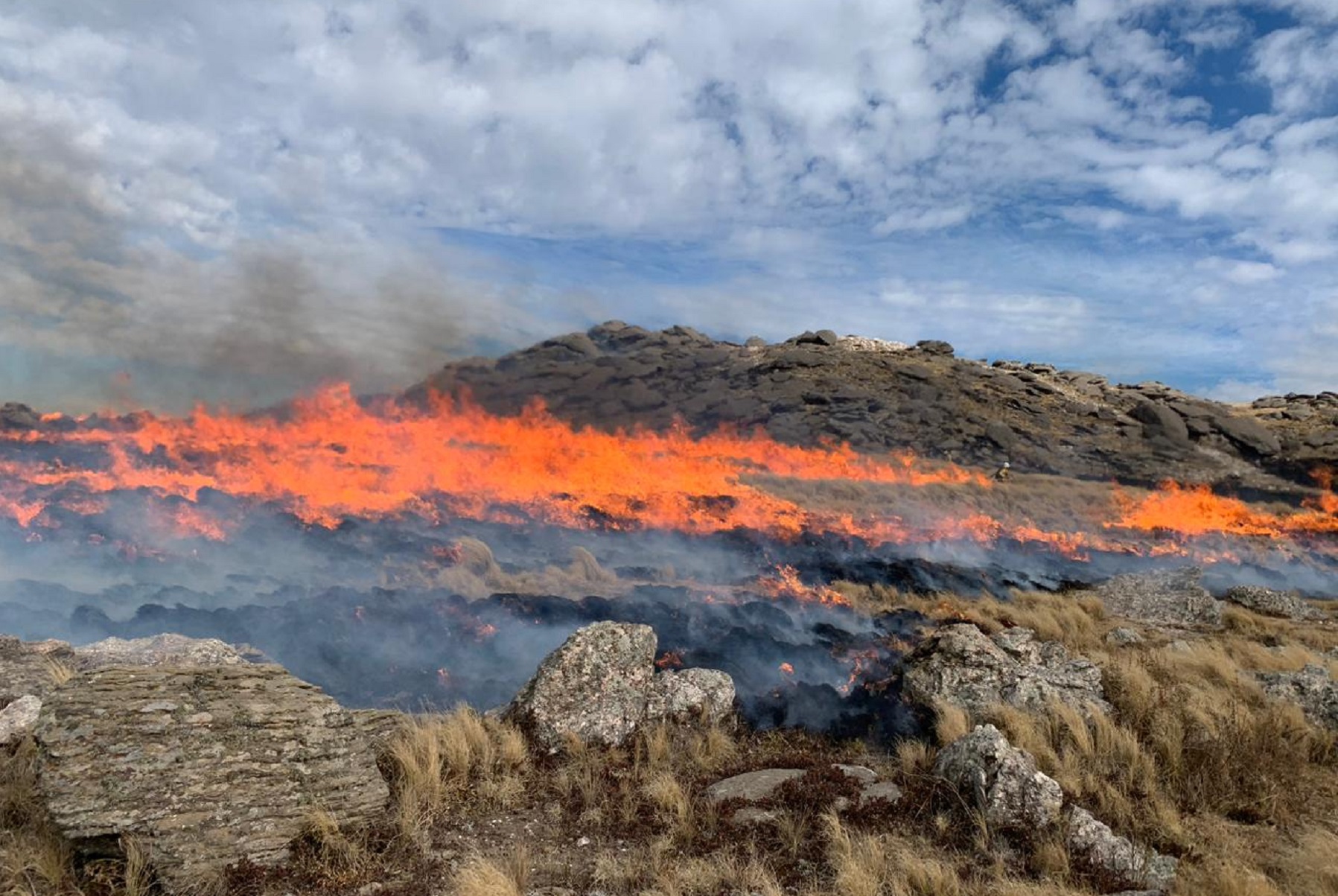 El fuego sigue arrasando en Córdoba. Foto gentileza