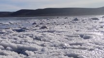 Imagen de Se congeló una laguna en Neuquén y las fotos son impresionantes