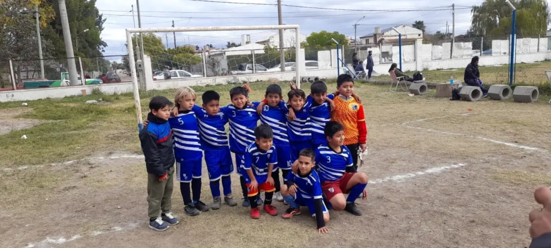 Liga de fútbol infantil de Viedma.  Foto: gentileza