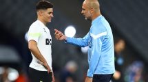 Imagen de Julián Álvarez respondió los dichos de Guardiola sobre su futuro: «No dije nada malo»