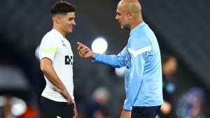 Julián Álvarez respondió los dichos de Guardiola sobre su futuro: «No dije nada malo»