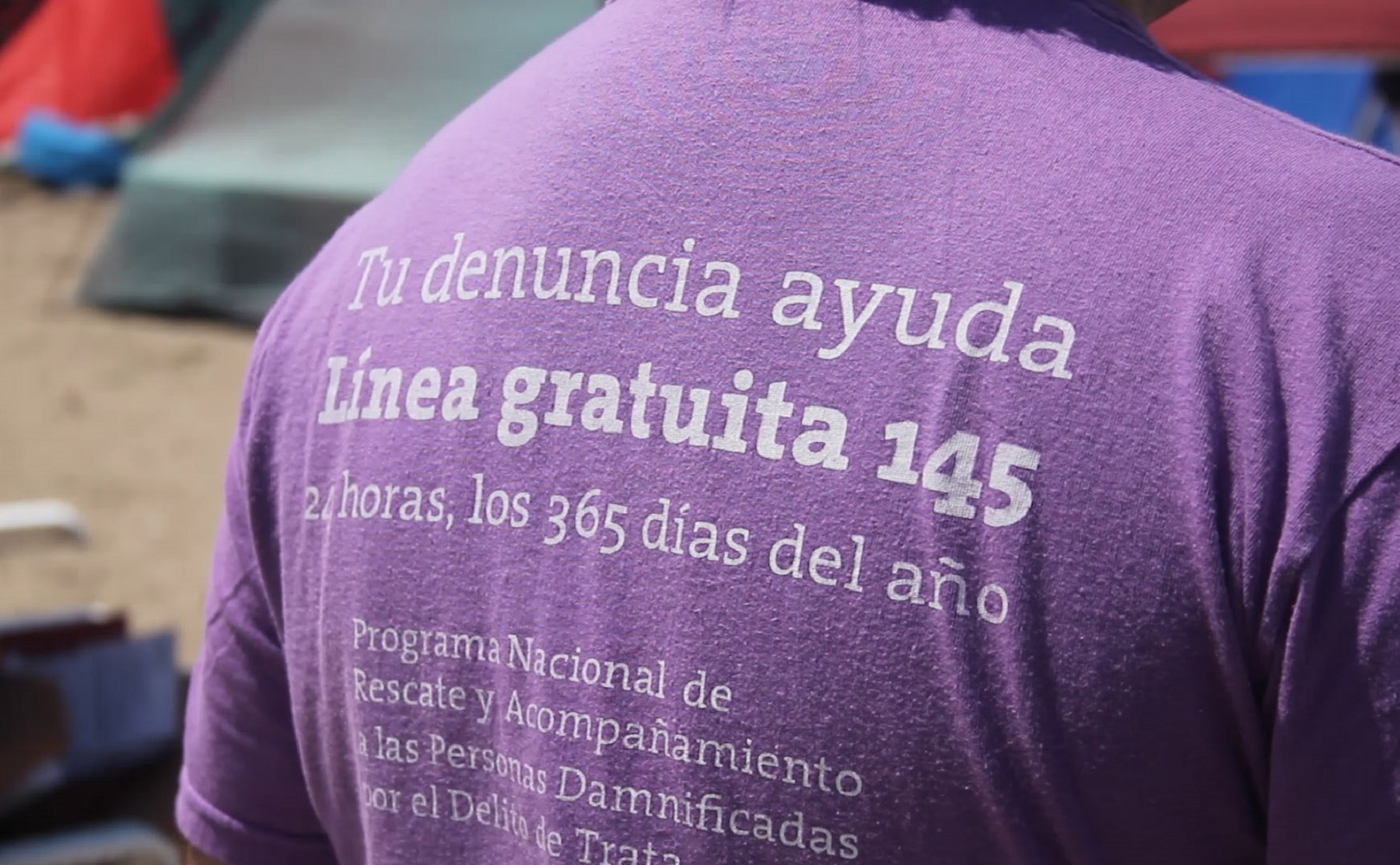 La línea 145, es gratuita, anónima y abierta durante todo el año para denunciar trata de personas. Foto archivo. 
