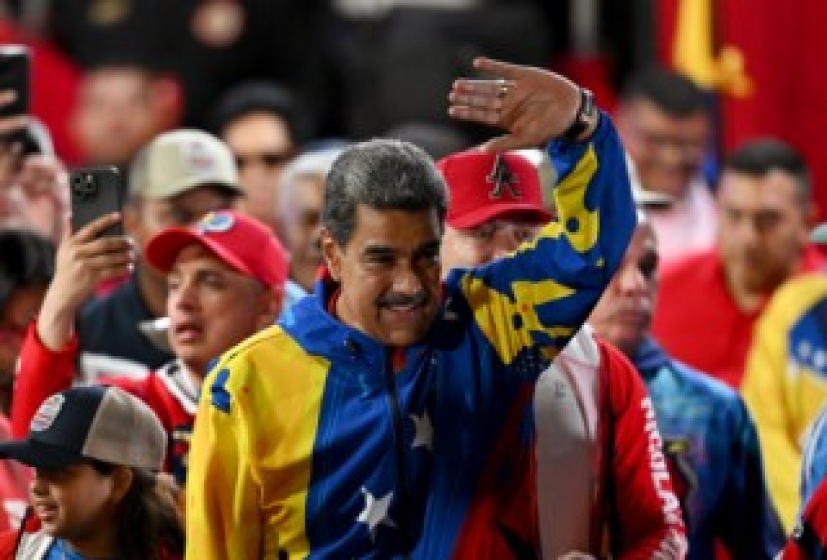 Nicolás Maduro fue reelegido presidente de Venezuela. (AFP)