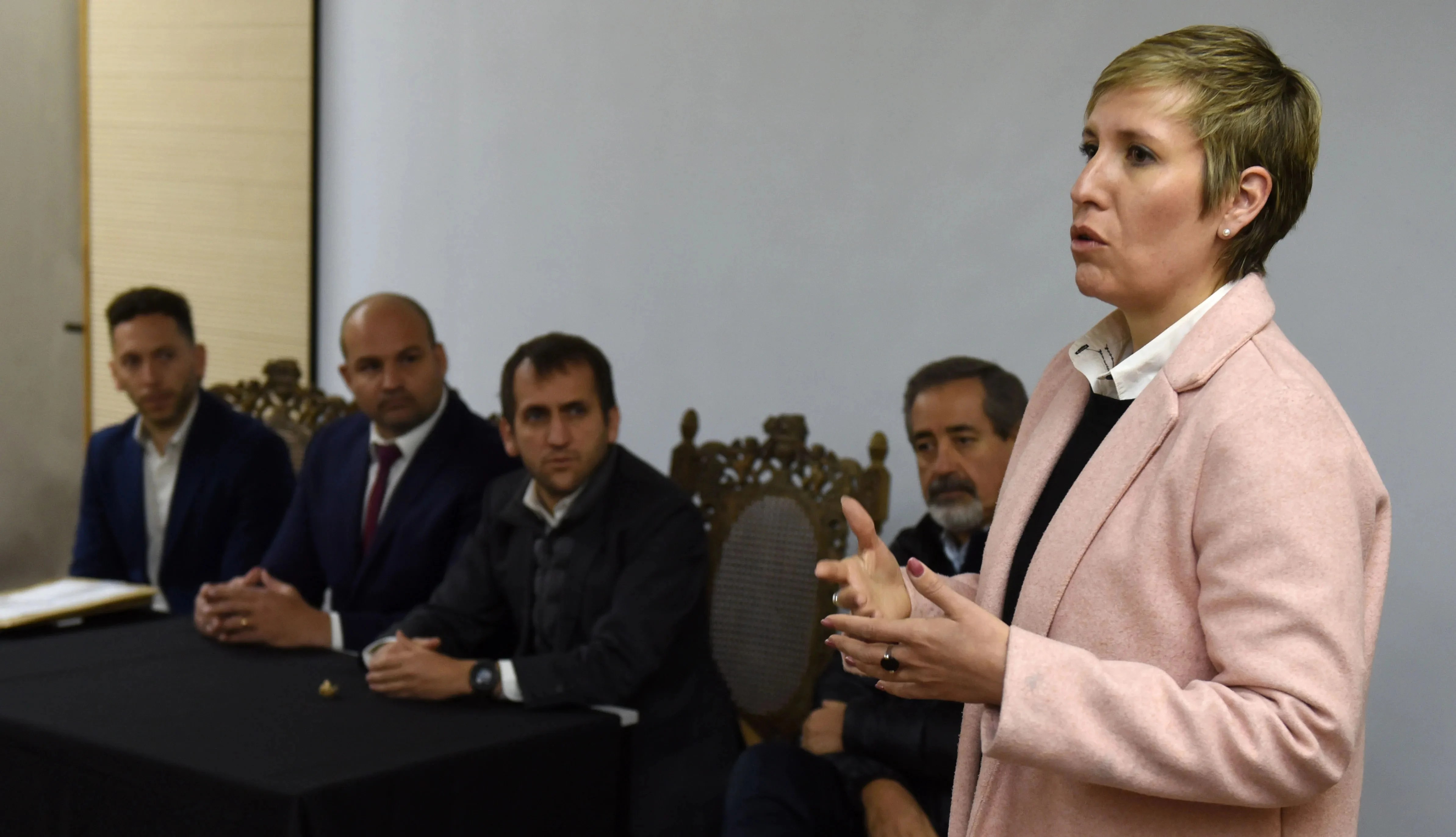 La ministra de Energía y Ambiente, Jimena Latorre destacó que sigue habiendo interés en la exploración. Foto: gentileza. 