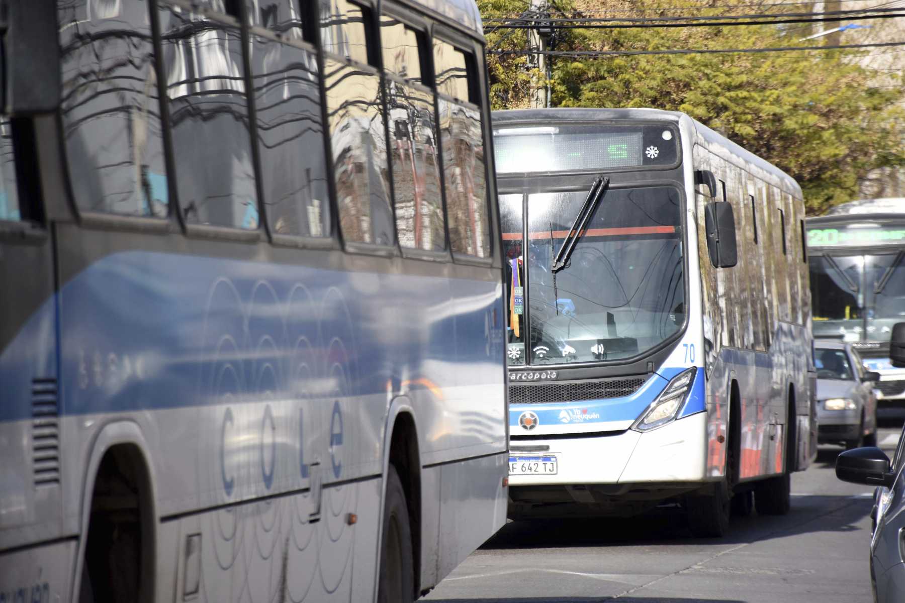 Cómo afectan a los colectivos los cambios de sentido en las calles de Neuquén. 