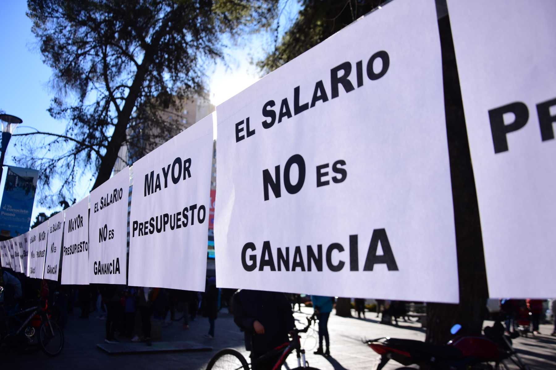 El amparo contra Ganancias lo presentó ATEN. Foto: Cecilia Maletti.