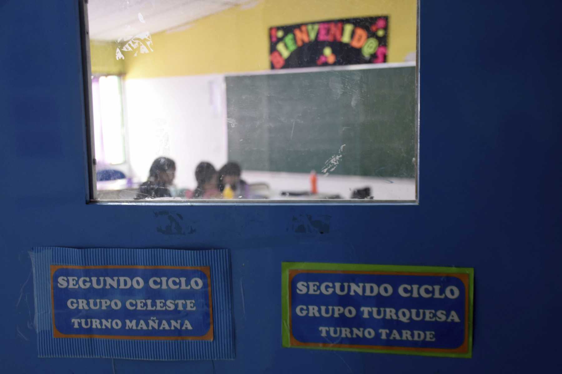 Inicio de clases en Neuquén. Foto: Matías Subat.