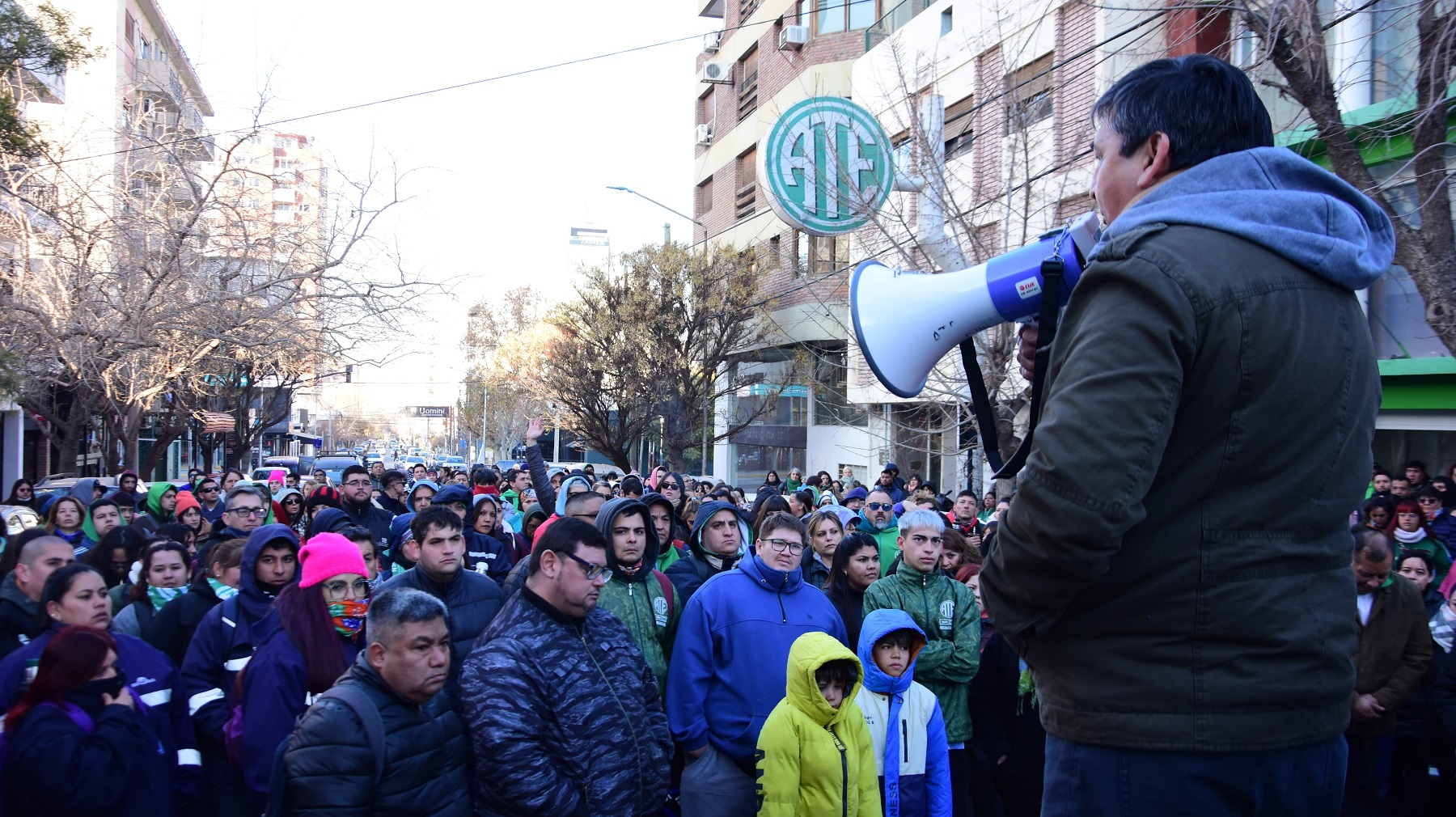 El sindicato ATE presentó una cautelar para frentar el Impuesto a las Ganancias. Foto: Cecilia Maletti.