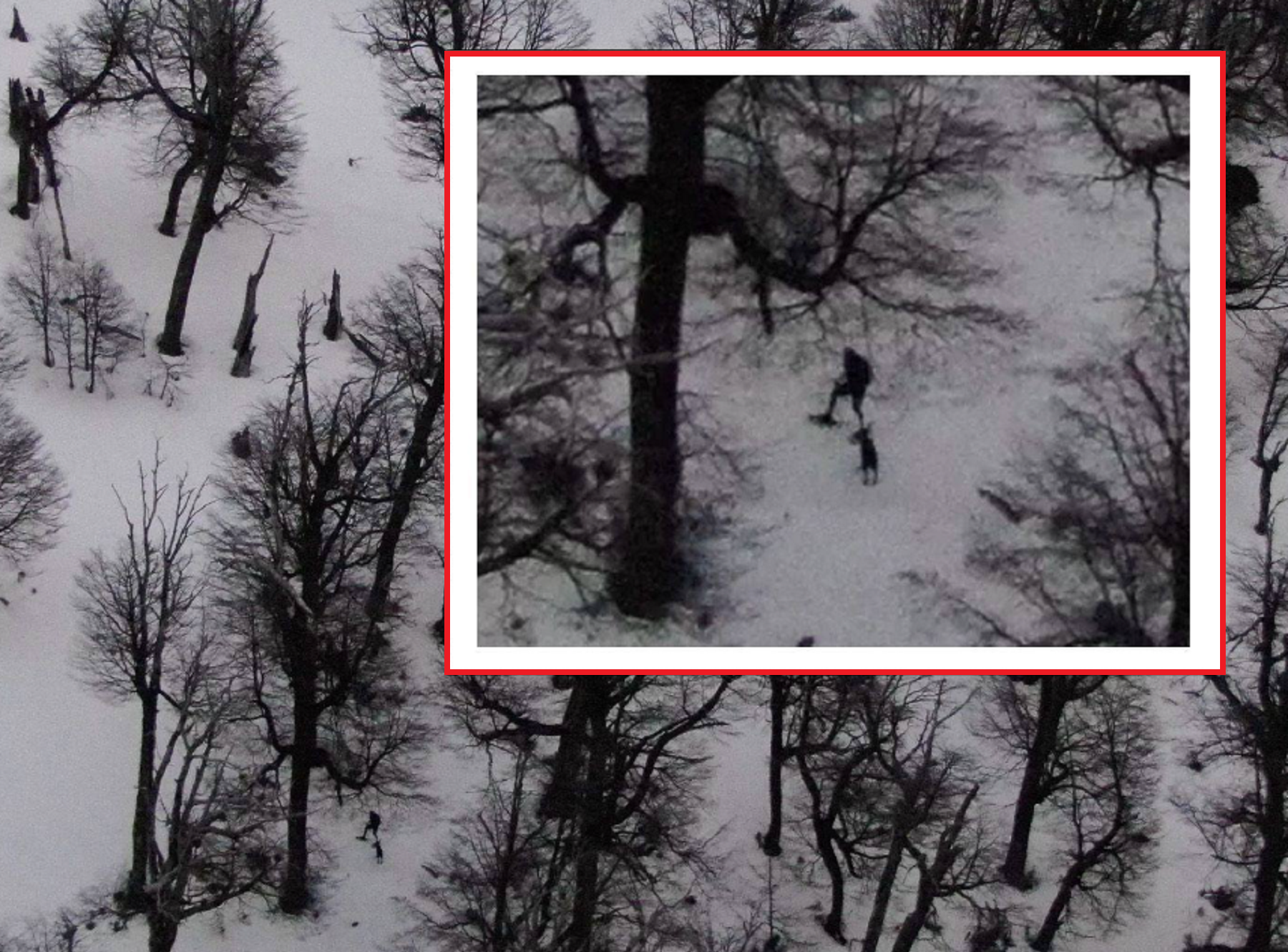 Hallaron a las mujeres perdidas en un cerro cerca de San Martín de los Andes. Foto: gentileza