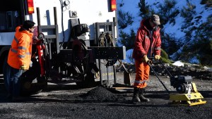 Realizan tareas de mantenimiento en la Ruta 40 entre Bariloche y El Bolsón