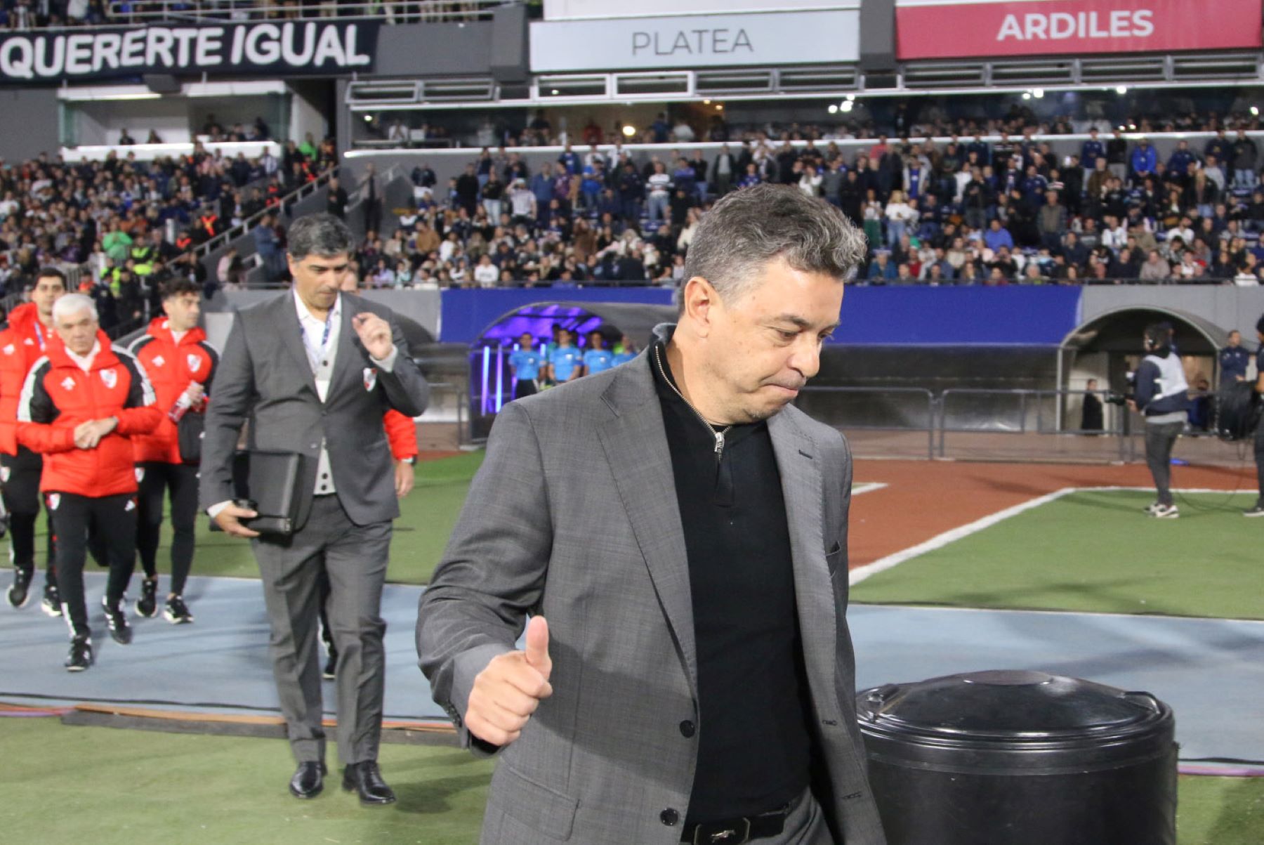 "No sufrimos el partido, lo jugamos", afirmó Gallardo, luego del 1-0 en el Kempes. (FBaires)