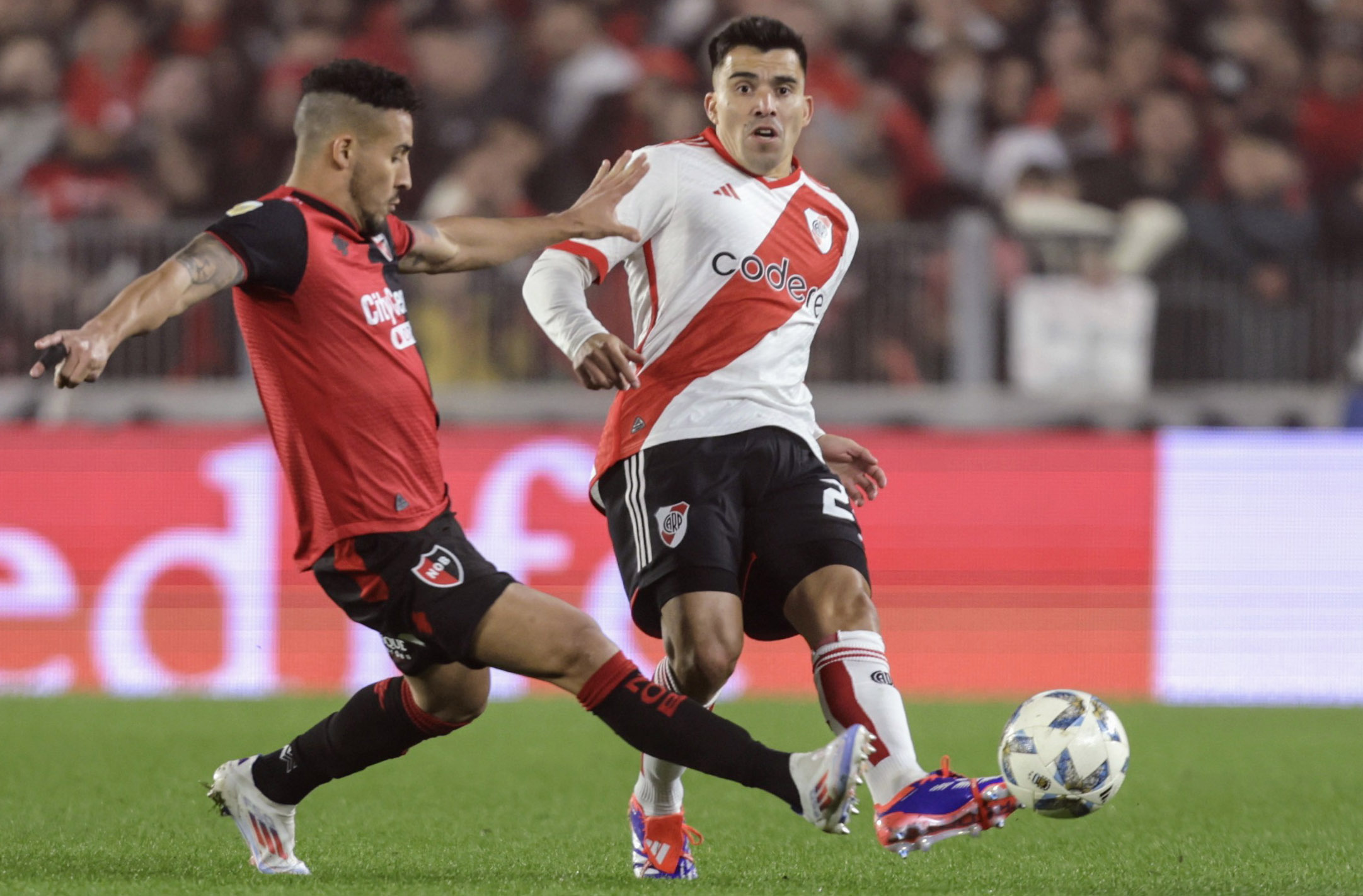 El neuquino Marcos Acuña será titular ante el Rojo, sumando su segundo partido desde el arribo al Millonario. Fotobaires