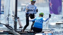 Imagen de Medalla de plata para Argentina en los Juegos Olímpicos: Bosco y Majdalani fueron segundos en vela