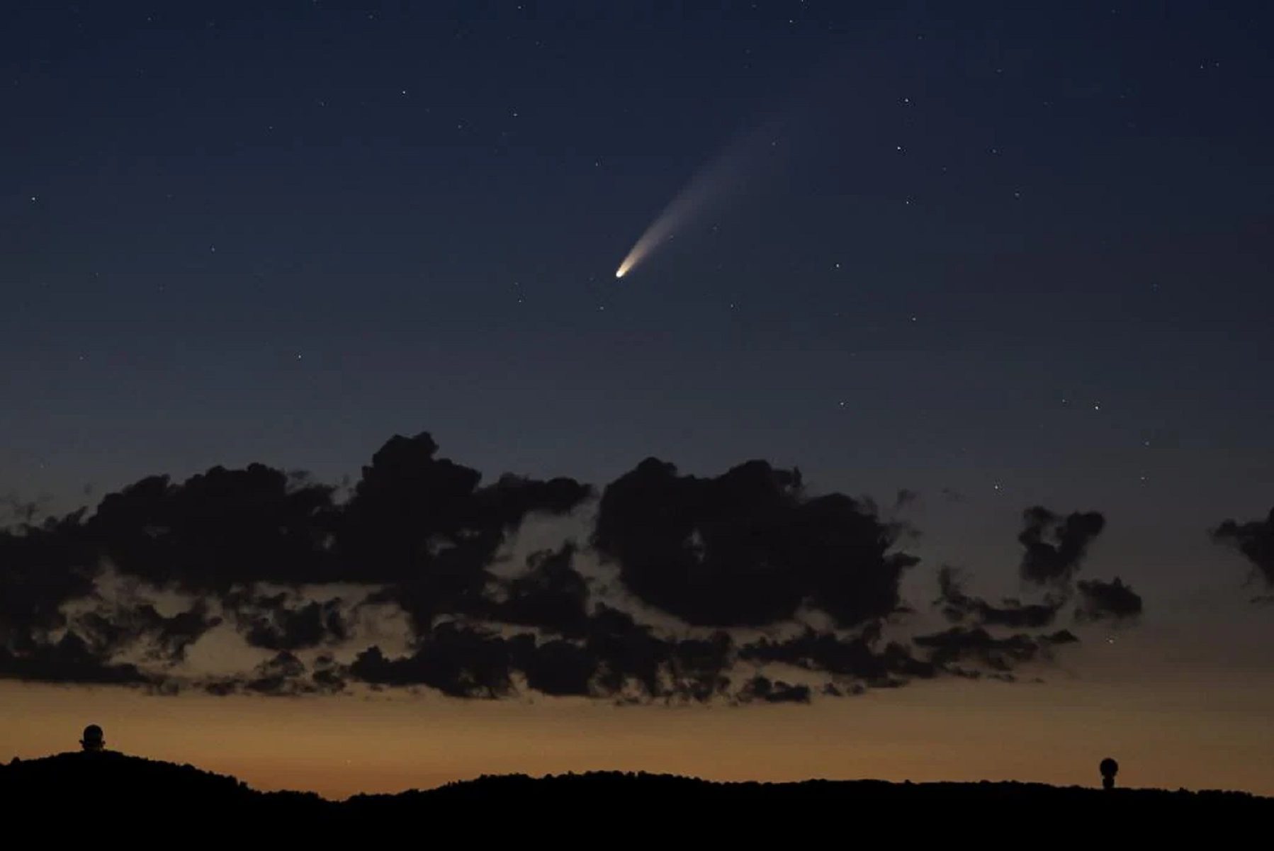 El «cometa del siglo» llegó. EFE