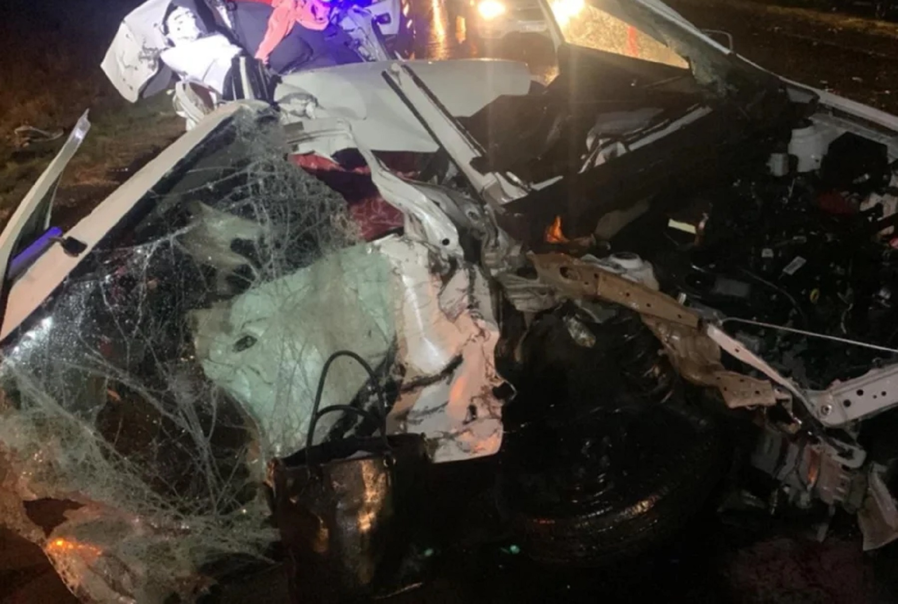 El accidente ocurrió cerca de Bahía Blanca. Foto Gentileza La Nueva.