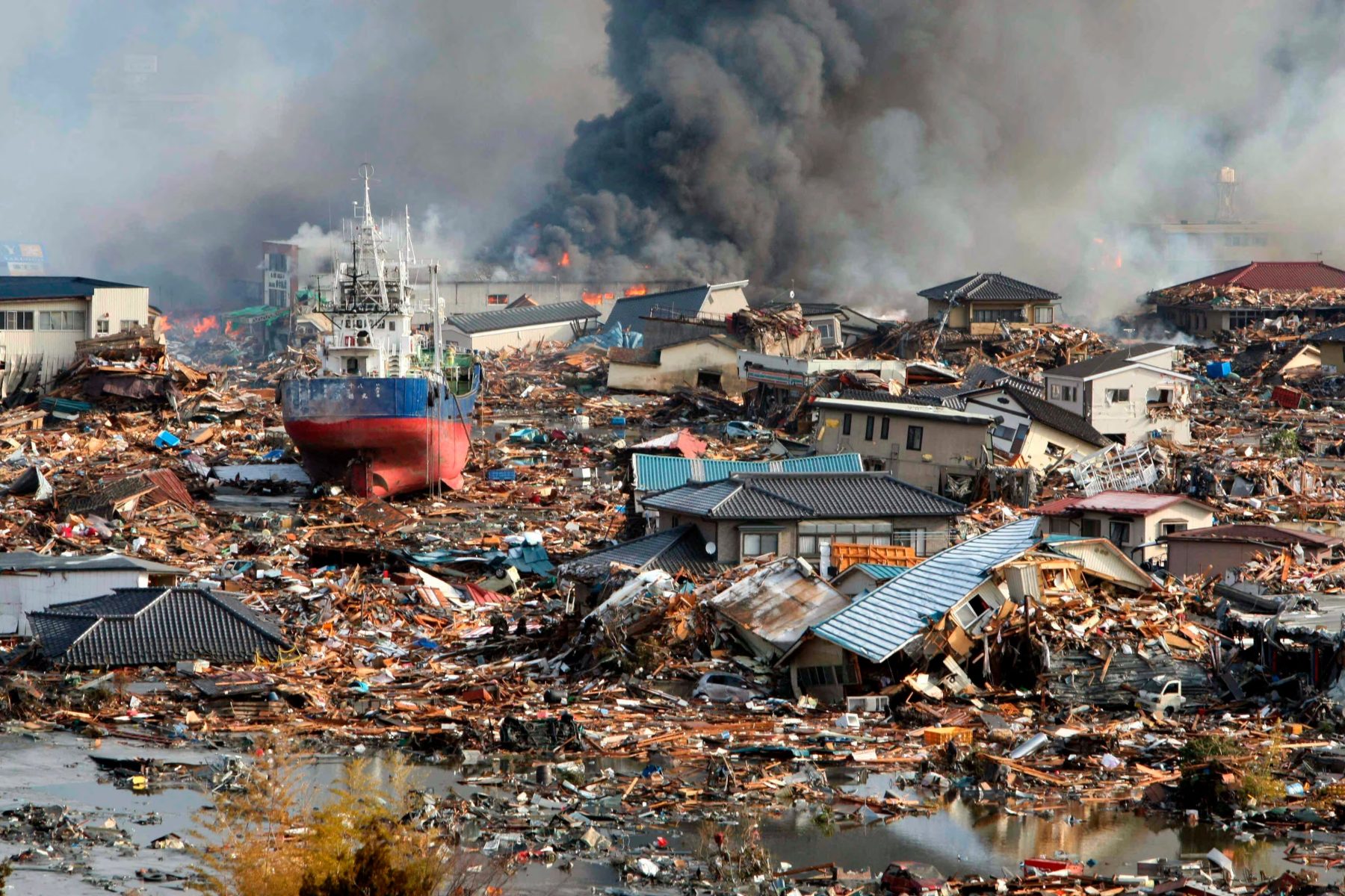 Terremoto de 2011 en Japón. AFP