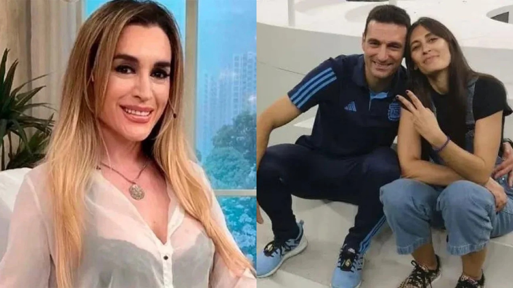 Cuál fue el gesto de Fátima Florez a Lionel Scaloni que enfureció a su esposa Fotografía: Agencia Noticias Argentinas / Redes
