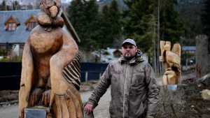 Esculturas en hielo y madera: las obras imperdibles de la Fiesta Nacional de la Nieve en Bariloche