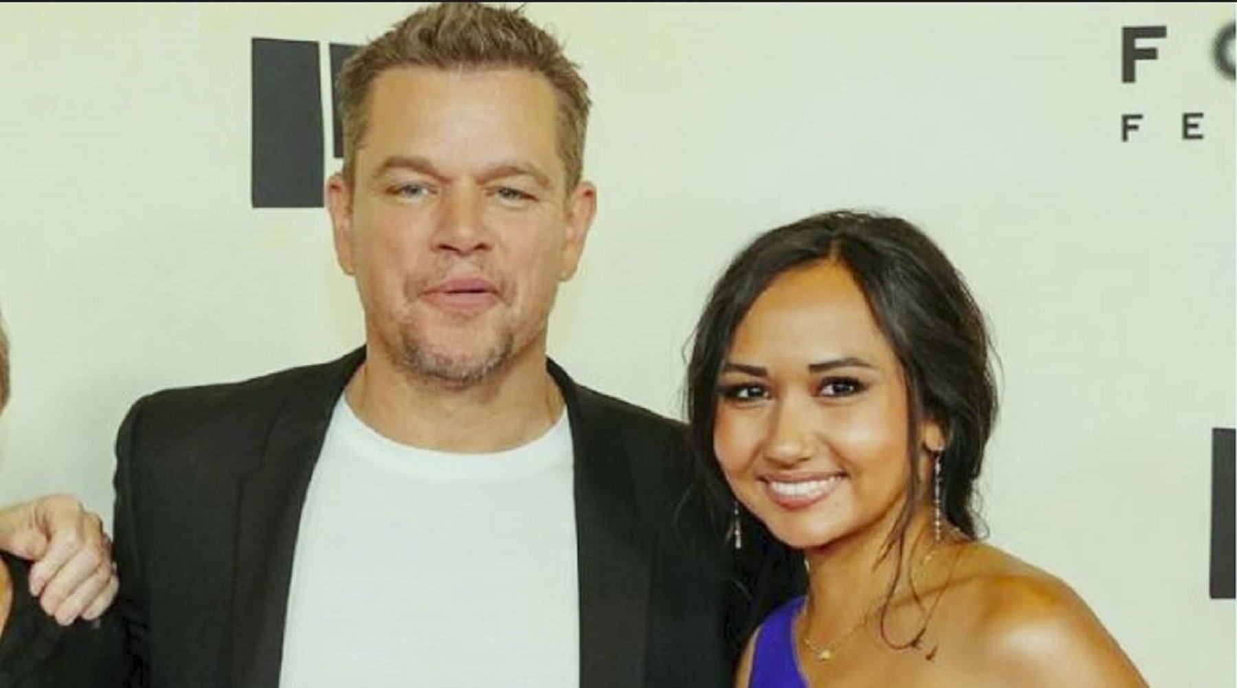 Matt Damonn y Alexia Barroso
