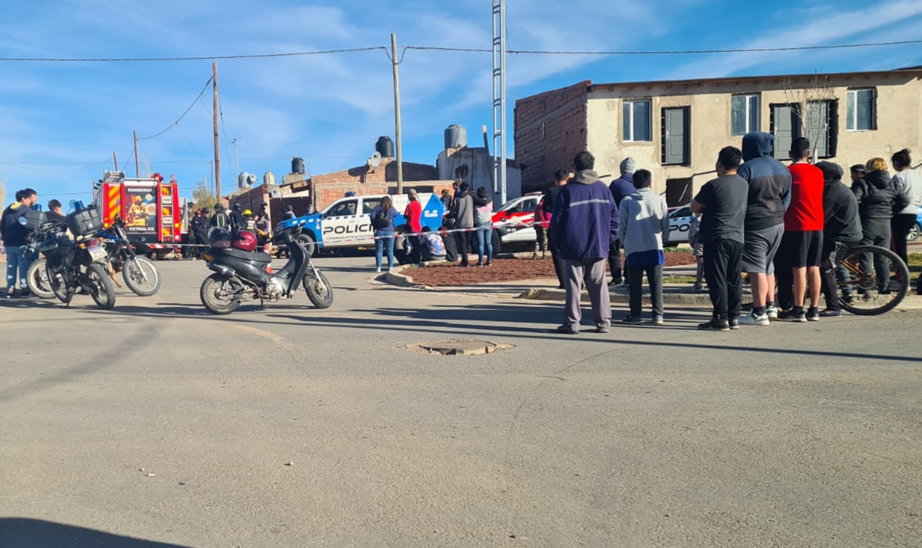 El hecho ocurrió en la zona nueva de barrio Brentana (Foto: Andrea Vazquez)