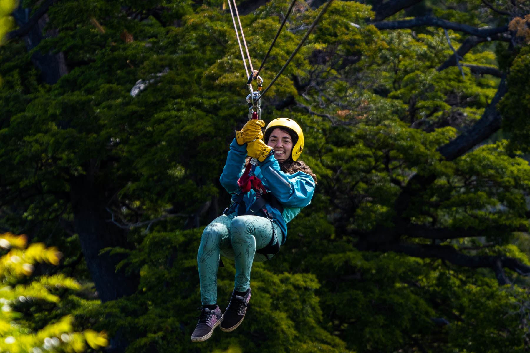 En las alturas. Las mejores postales de la cordillera a pura adrenalina en Chubut.