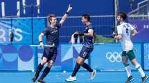 Imagen de Los Leones le ganaron a Irlanda y se clasificaron a los cuartos de final de hockey en París