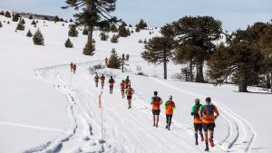 El K21 llega a Villa Pehuenia y esperan una multitud