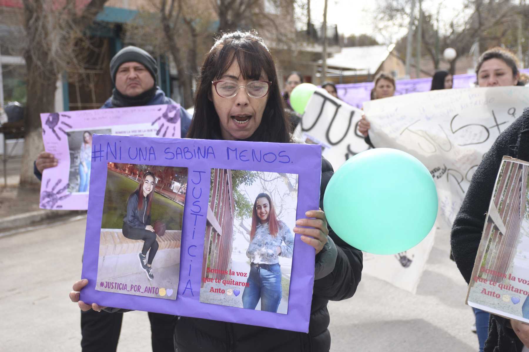 Marcha por Sabina Antonella Silva. Archivo.