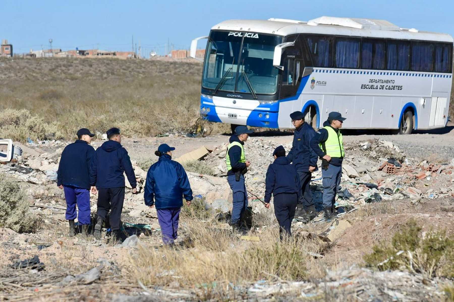 Búsqueda de Luciana Muñoz en Neuquén a 25 días de su desaparición. Foto: Matías Subat