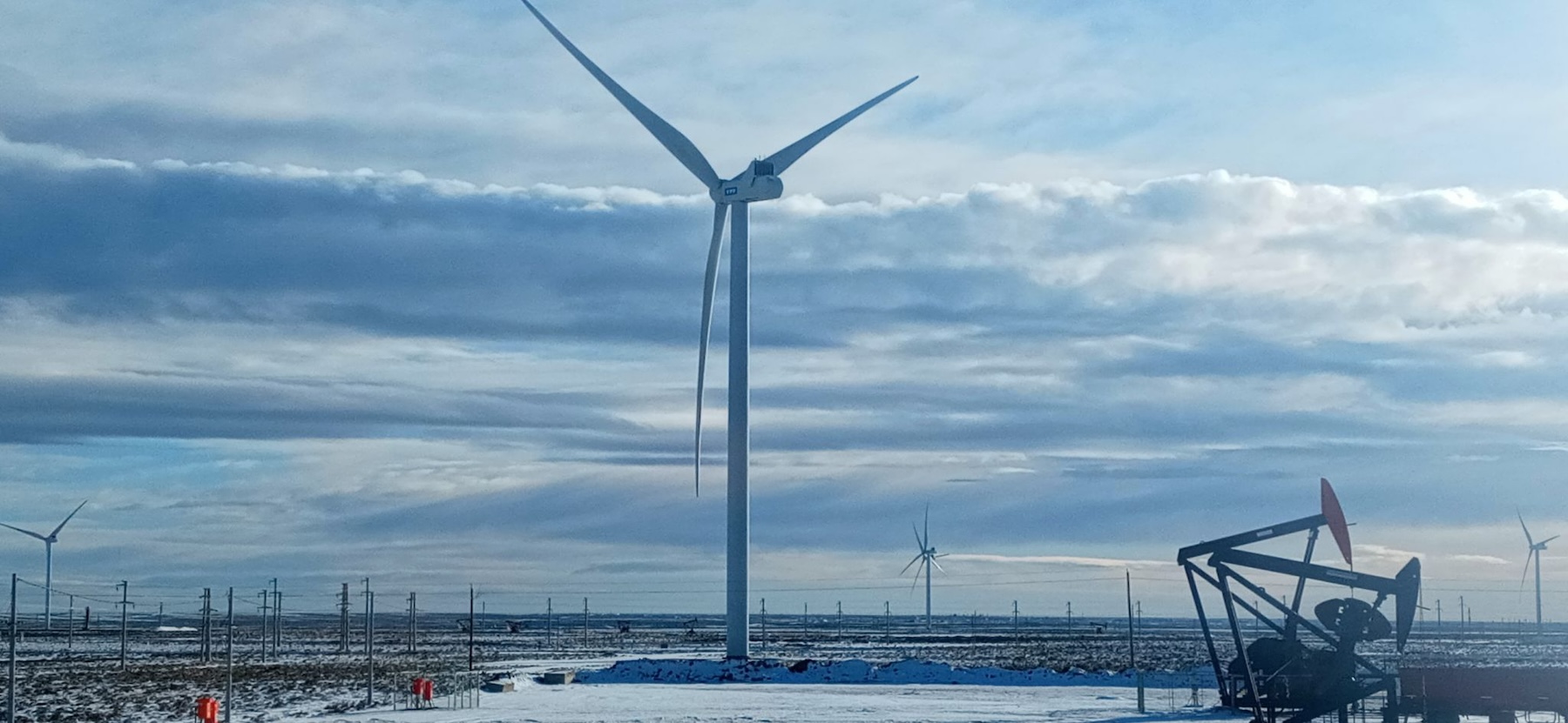 Manantiales Behr suele taparse de nieve todos los inviernos, aunque este afectó la producción de energía. (Foto: gentileza)