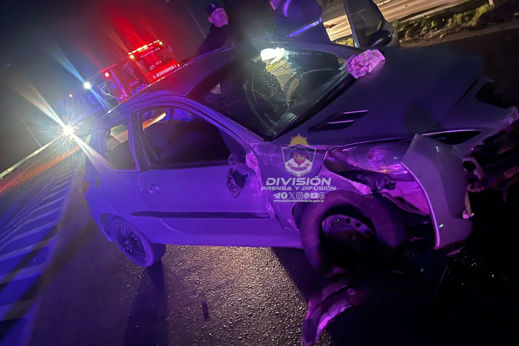 El auto fue secuestrado por la policía por falta de un documento. Foto: gentileza Policía de Neuquén. 