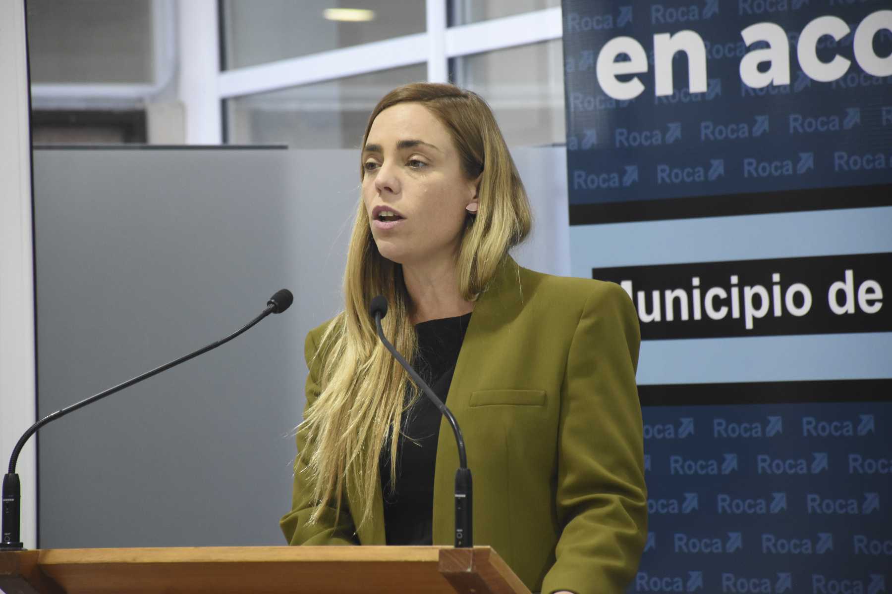 La intendenta Soria defendió ayer la intervención del Estado en las políticas de género. (Foto: Andrés Maripe)