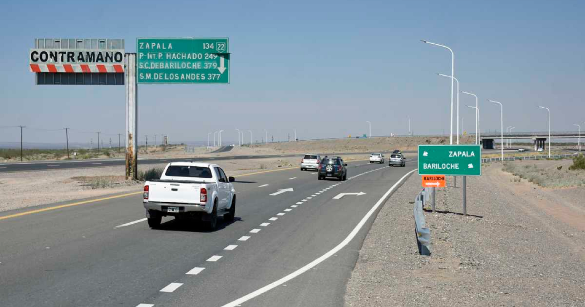 Route conditions in Neuquén on Friday, August 16