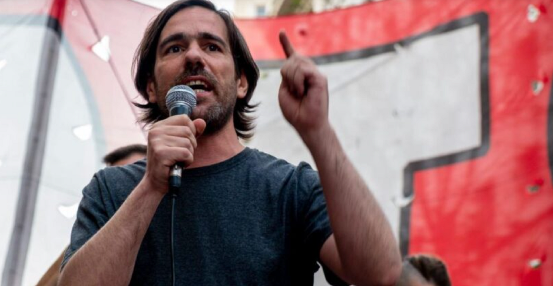 Nicolás del Caño diputado nacional del PTS-Frente de Izquierda. Foto: https://www.diarioconvos.com/