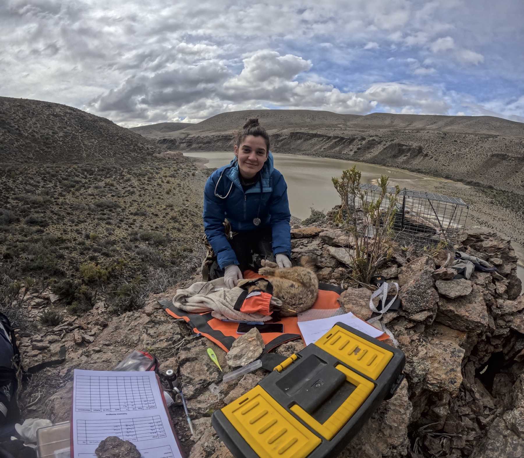 Sofía creció en Chilecito, pero eligió a la Patagonia como su lugar en el mundo. Foto: gentileza Franco Bucci.