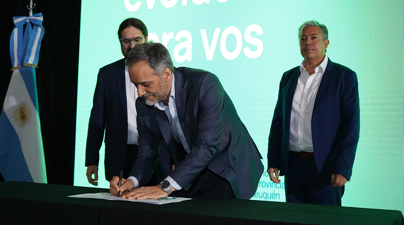 La firma del convenio se llevó a cabo el martes. Foto: gentileza. 