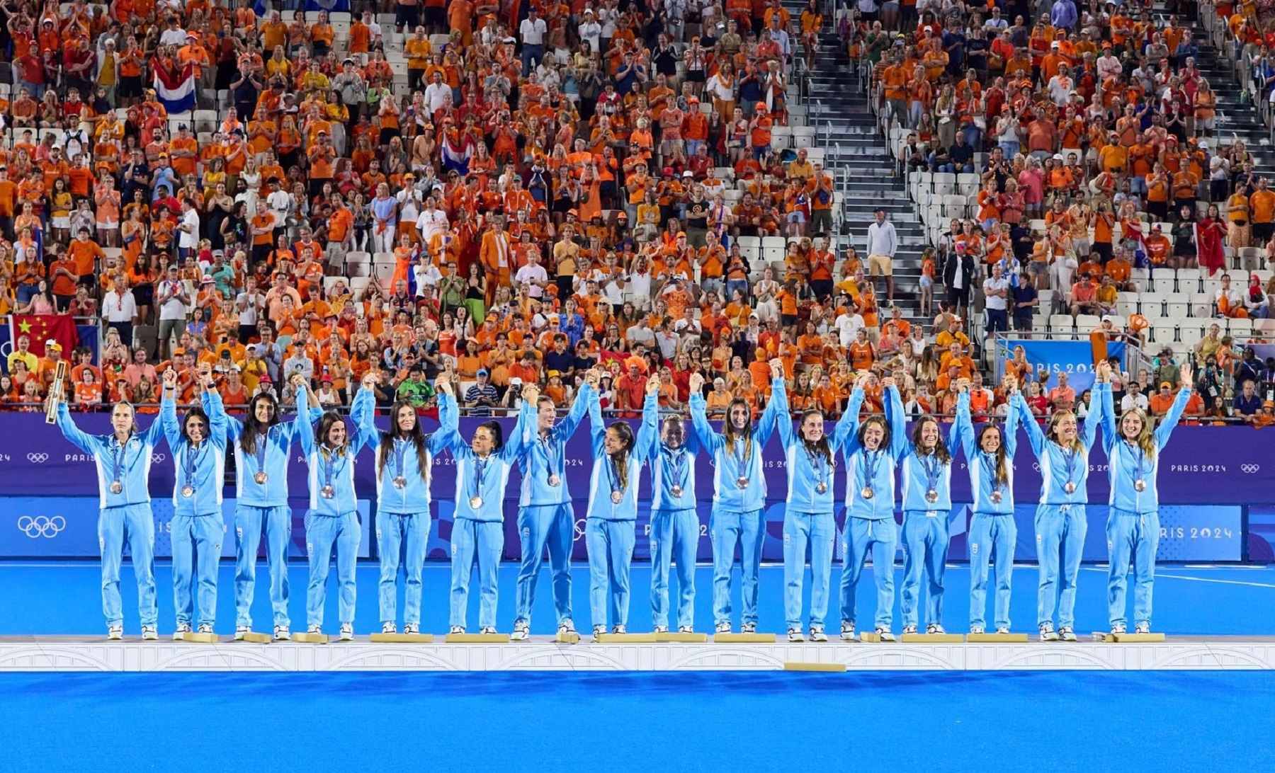 Las Leonas obtuvieron la última medalla argentina en París 2024.