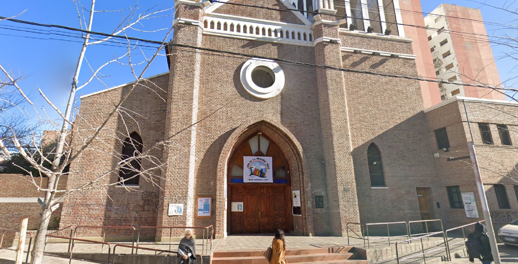 Denunció que fue cerca de la catedral en el centro de la ciudad. Foto: Googlemaps. 