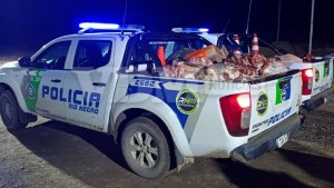 Allanamientos en San Javier: secuestraron 1400 kilos de carne y más de 130 municiones