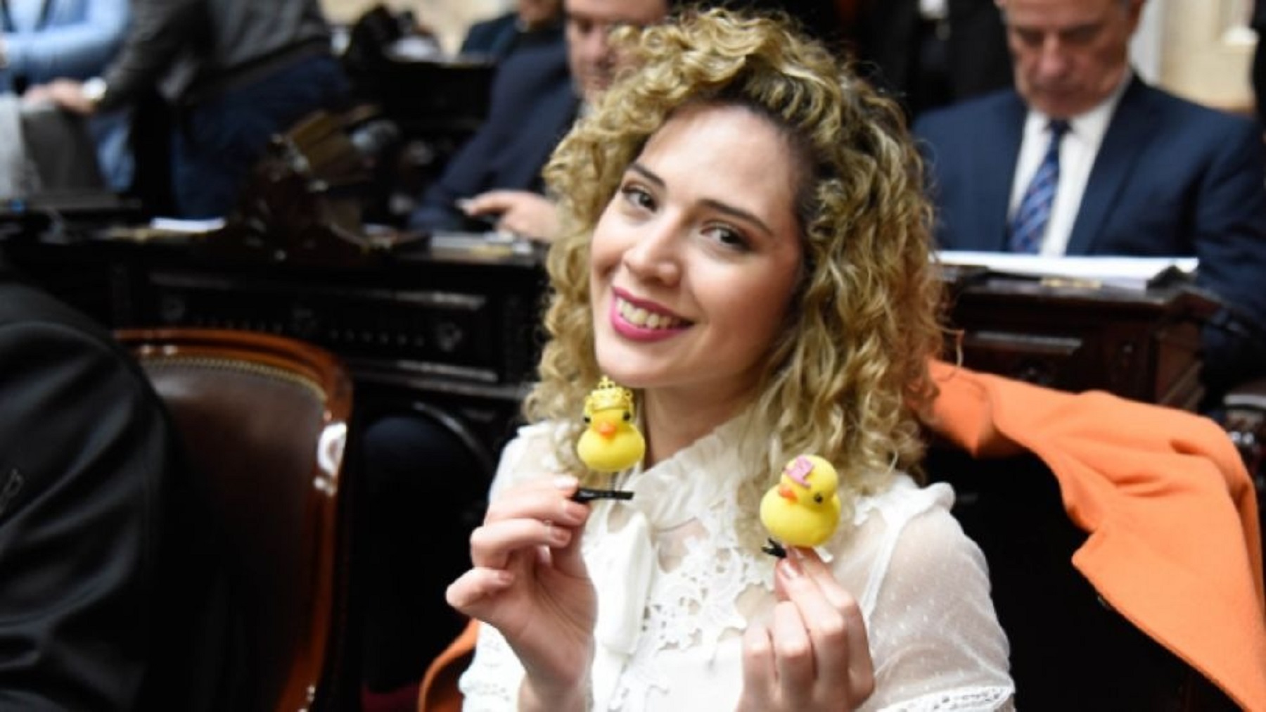 La diputada Arrieta, en la polémica. Foto: gentileza Perfil. 