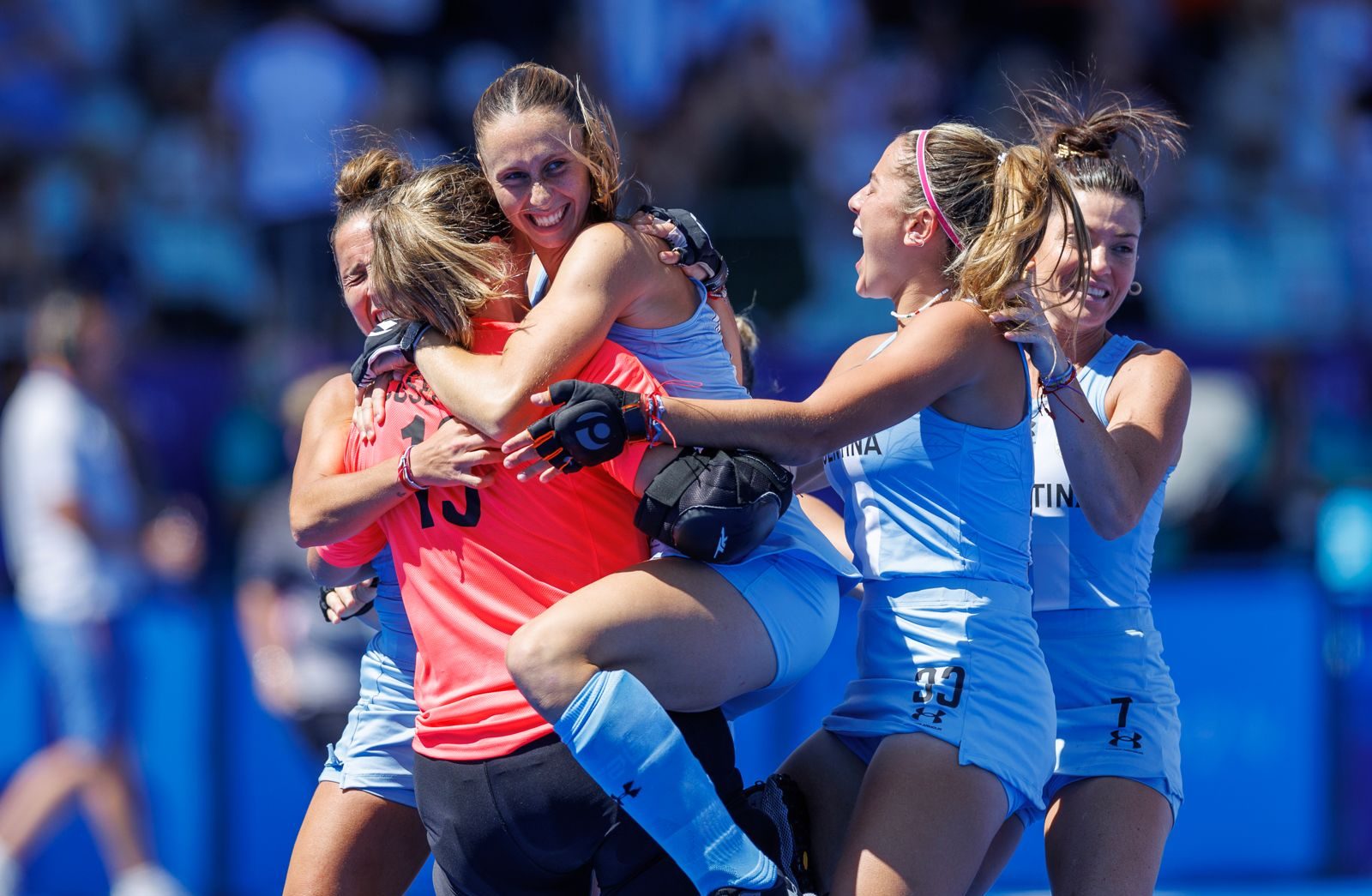 Las Leonas pasaron a semifinales en los Juegos Olímpicos de París. (Foto: Prensa COA)