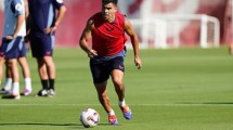 Imagen de Marcos Acuña mostró su último entrenamiento en el Sevilla: ¿Se despidió de sus compañeros?