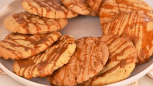 Galletas con hilos de dulce de leche facilísimas