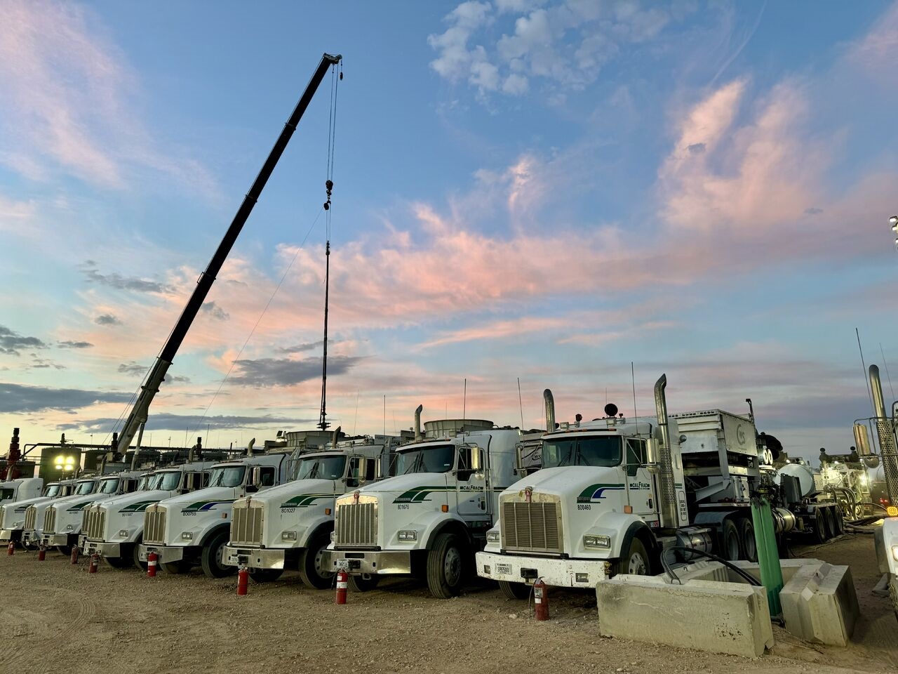 El set de Calfrac entró en operación en julio. Foto: gentileza. 