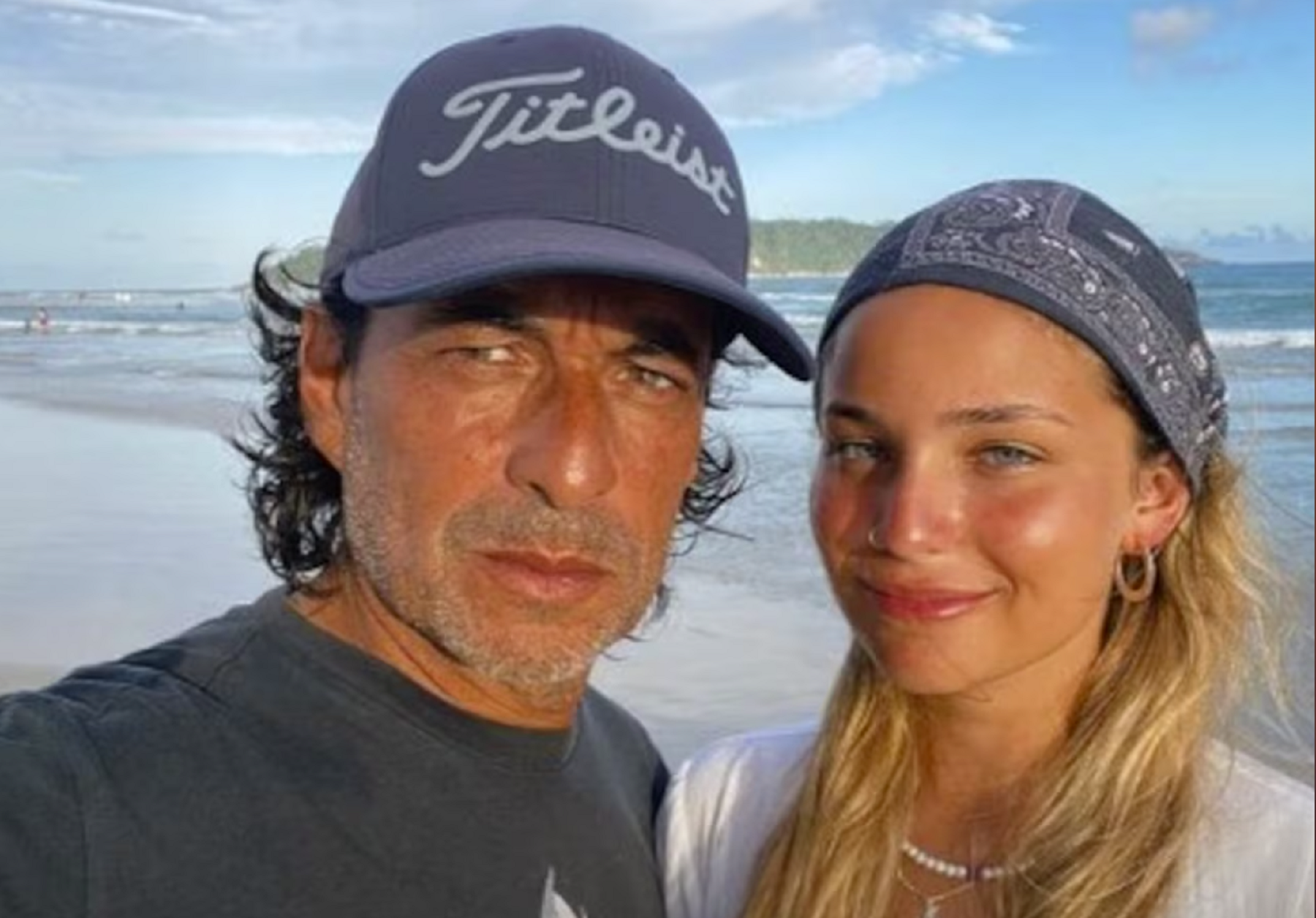 Catalina Gutiérrez junto a su padre, Marceo Gutiérrez. 