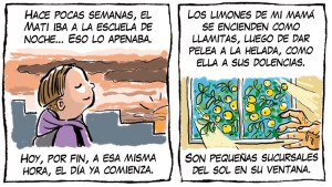 «Las horas del Sol», la nueva tira de Chelo Candia en el Voy