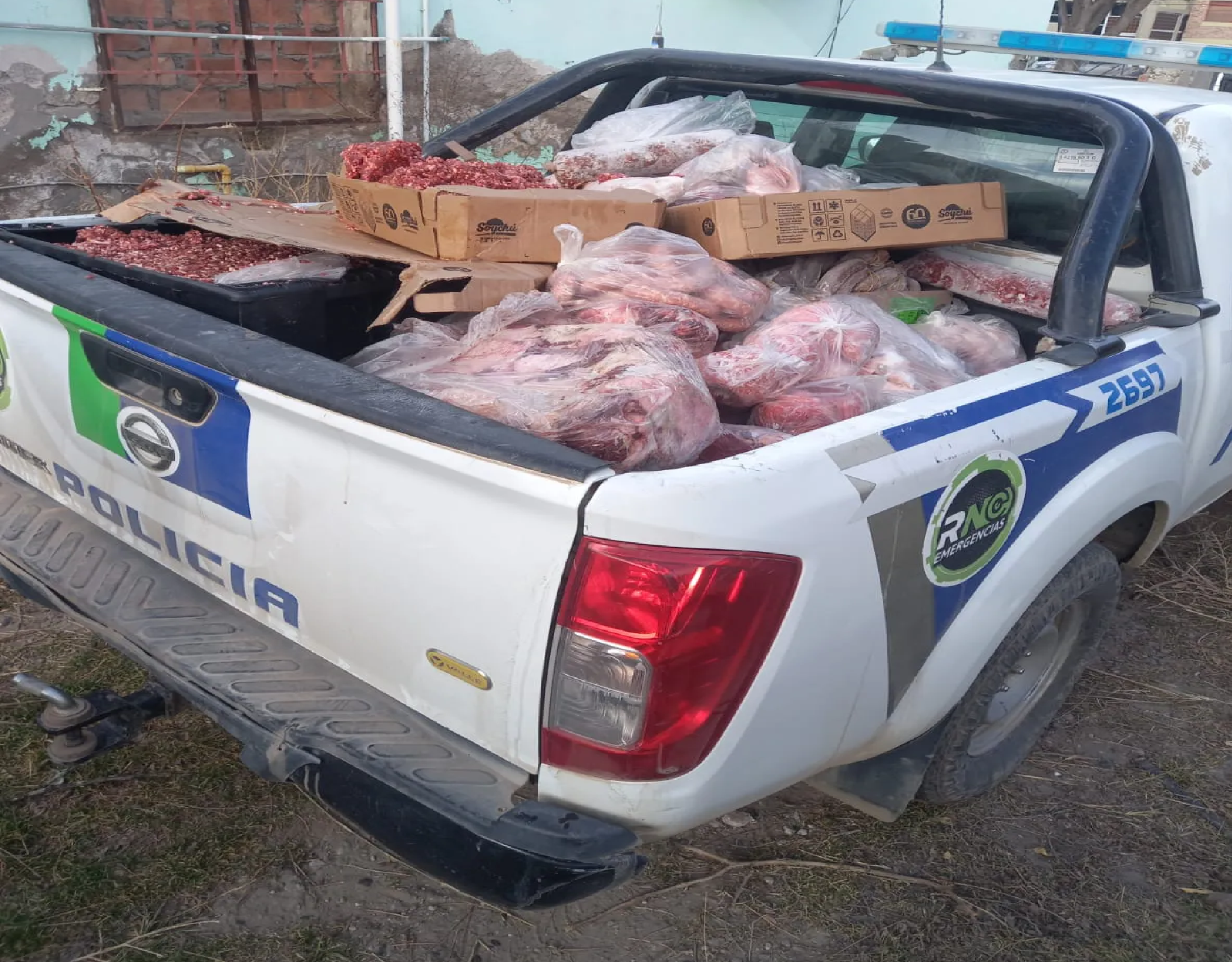 Decomisaron más de 3500 kilos de carne en mal estado en carnicerías de Choele Choel (Foto: gentileza)