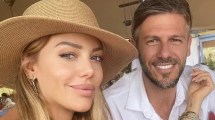 Imagen de La tierna foto de despedida de Evangelina Anderson a Martín Demichelis antes de su viaje a México