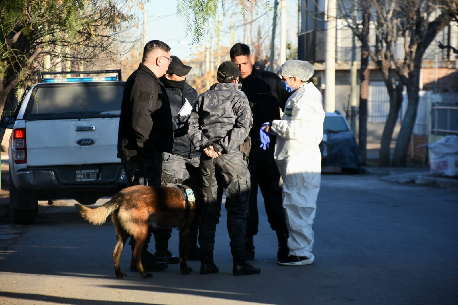 Búsqueda de Luciana Muñoz en Neuquén: los rastrillajes fueron en otros sectores este jueves. Foto: Matías Subat