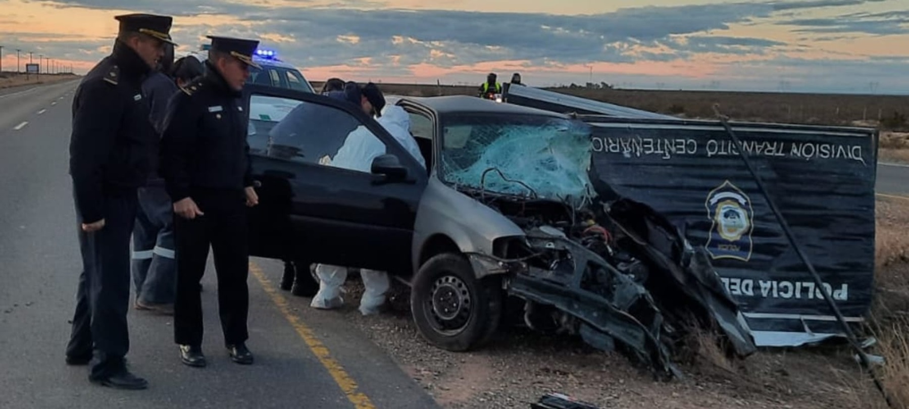 El hecho ocurrió camino a Mari Menuco. 